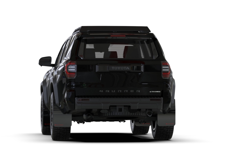 Toyota 4Runner Mud Flaps - Rally Armor - UR Series - Black with White Logo - `25-`27